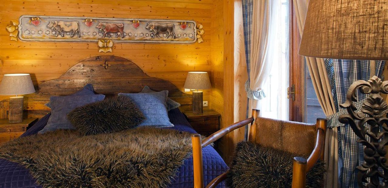 Chalet-Hotel Les Cimes ル・グラン・ボルナン エクステリア 写真