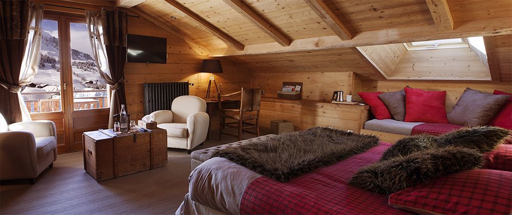 Chalet-Hotel Les Cimes ル・グラン・ボルナン エクステリア 写真