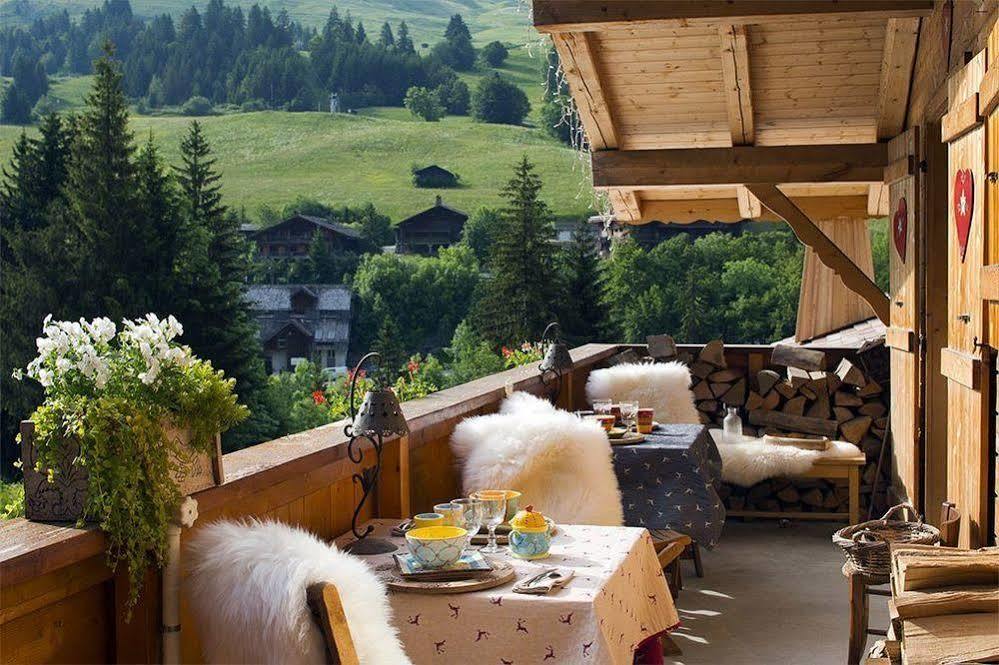 Chalet-Hotel Les Cimes ル・グラン・ボルナン エクステリア 写真