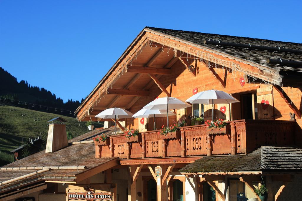 Chalet-Hotel Les Cimes ル・グラン・ボルナン エクステリア 写真